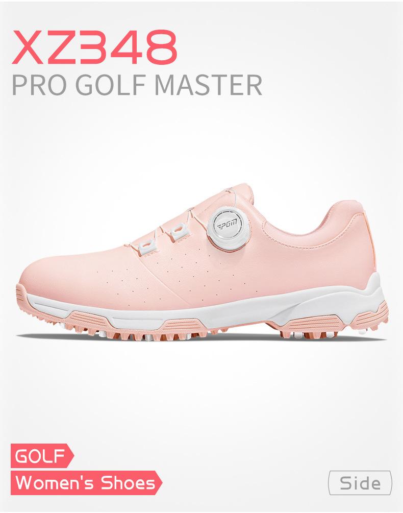 Product Introduction of [PGM] Golf Shoe Women's Summer Waterproof Microfiber Shoes Non-Slip Spike Bottom Sports Golf Women's Shoes Xz348 22