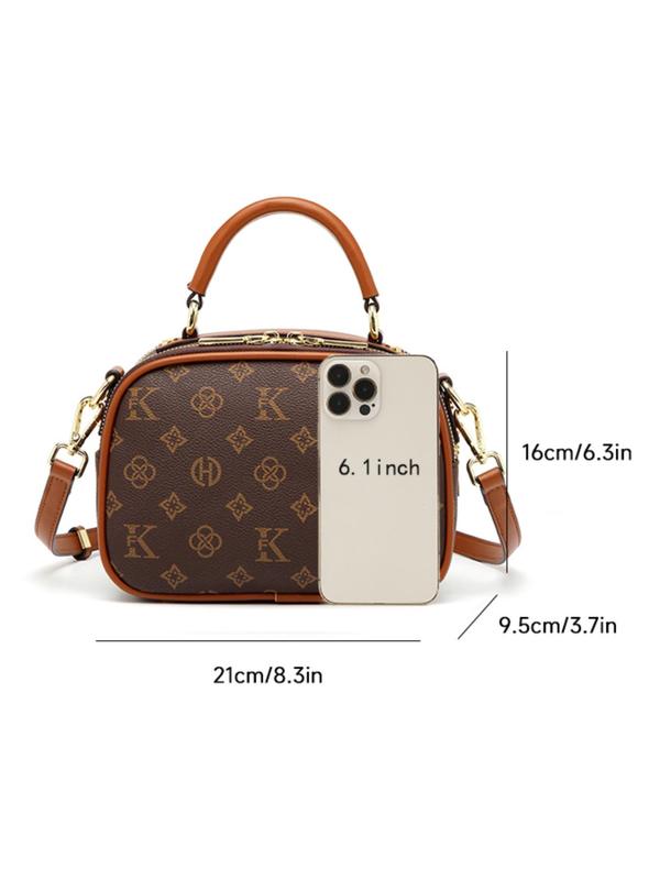 Women's Elegant Handbag, Fashionable PVC Crossbody Bag, Casual Versatile Shoulder Bag for Daily Used 1