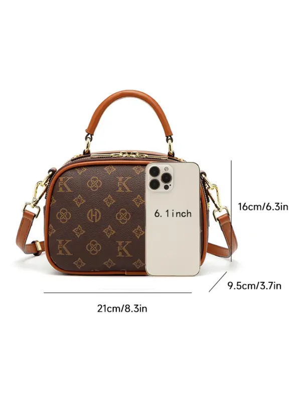 Women's Elegant Handbag, Fashionable PVC Crossbody Bag, Casual Versatile Shoulder Bag for Daily Used 1