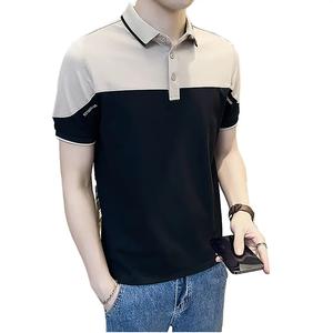 Áo polo nam tay ngắn mùa hè vải cá sâu mix màu mặc công sở thường ngày hợp thời trang thương hiệu ECOLLECT - CD32 Menswear Cộc Tay Có Cổ Ngắn Tay Shirt