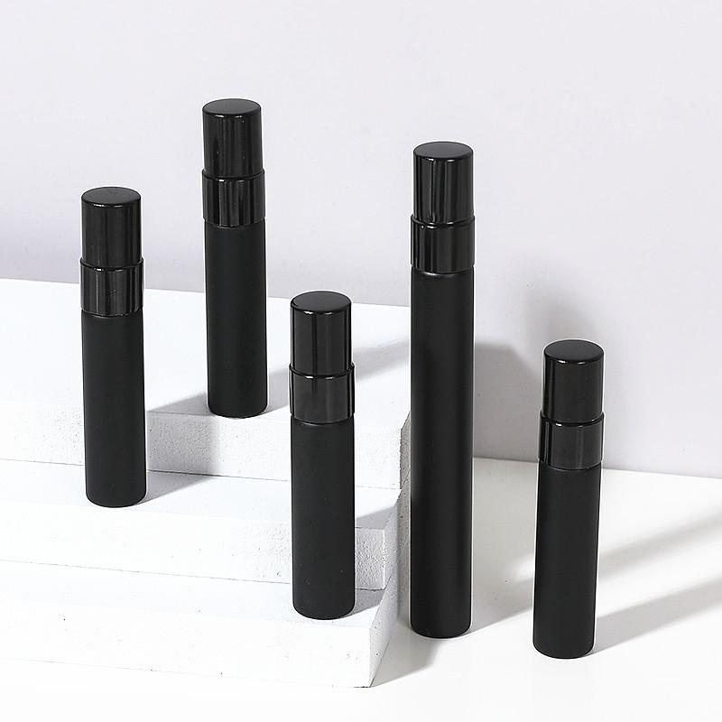 Product Introduction of Chai Xịt Thủy Tinh, Màu Đen, Có Sẵn Trong 5ml Và 10ml, Bình Xịt Nước Hoa, Có Thể Nạp Lại, Thích Hợp Cho Du Lịch, Bình Xịt Sương Mịn, Chai Xịt Mẫu Nước Hoa Chất Lỏng, Chai Xịt Bình Xịt 11