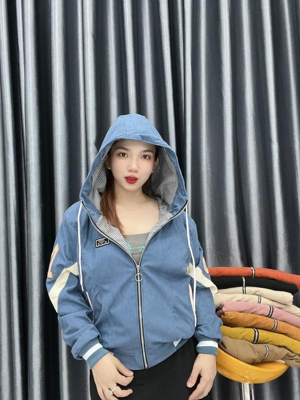 Áo Khoác Nữ Form Rộng - Áo Khoác Nhung Gân 2 Lớp, Lót Caro full size ML Dưới 75kg. Jacket Top