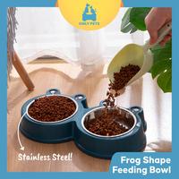 Gambar ONLY PETS Tempat Makan Minum Bentuk Kodok + Mangkuk Stainless Steel - L, Maroon dari Only Pets Kota Administrasi Jakarta Pusat 1 Tokopedia