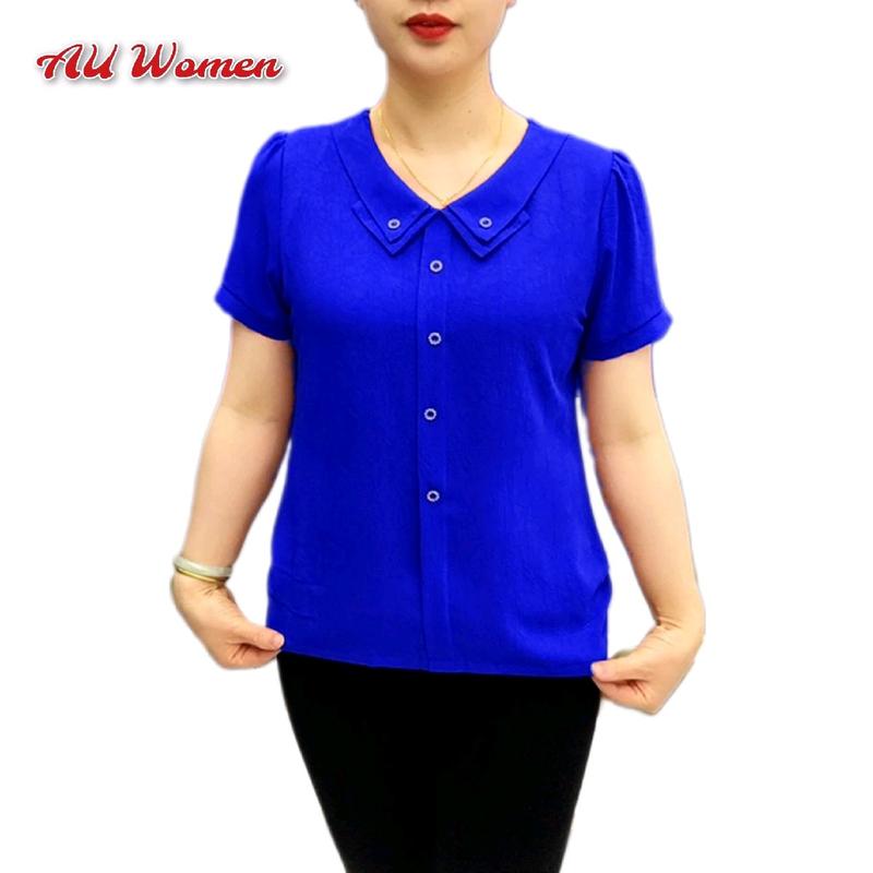 Áo Lụa Trung Niên Nữ Cộc Tay Sang Trọng