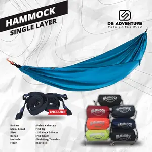 Hammock ayunan  200x150cm / hammock ayunan santai dewasa 150x200cm / hamock ayunan  gantung / hammock ayunan camping / hamock gantung / hamok ayunan pohon Outdoor Tidur