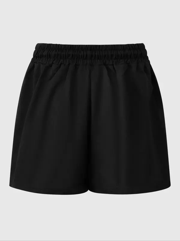 Women's Solid Color Drawstring Waist Shorts, Casual Comfy Breathable Shorts for Summer, Ladies Bottoms for Beach Vacation 7