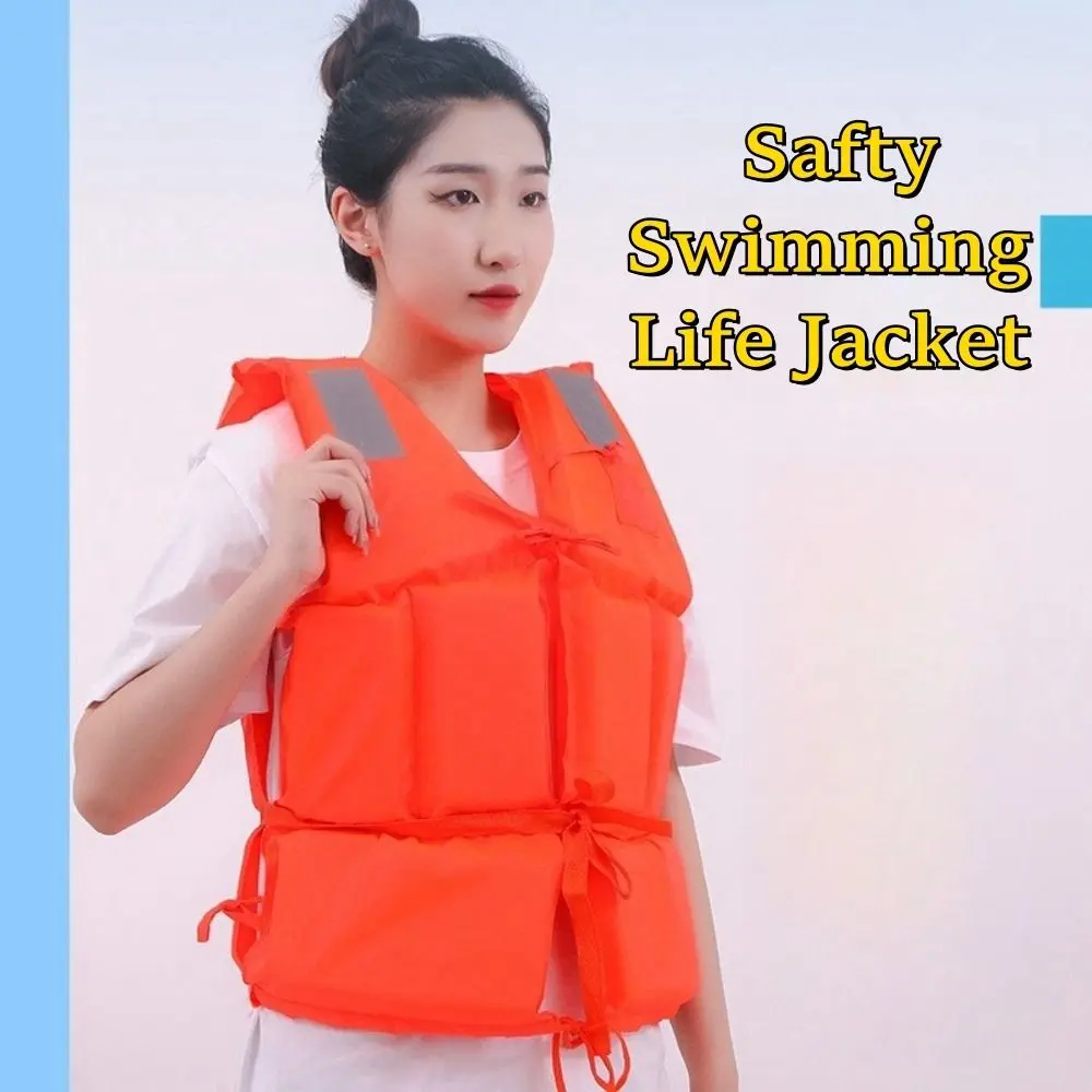 Useful Professional Swimming Life Jacket Foam Oxford Fabric Upgrade Safety Vest Durable Reusable Surfing Life Vest for Water Sports