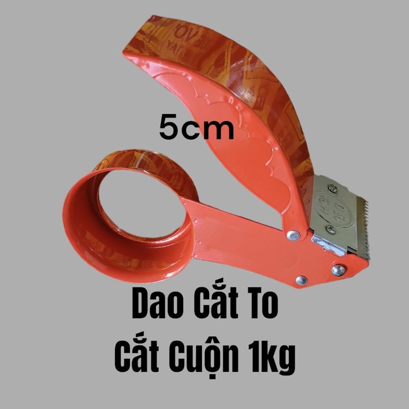  Dao Cắt Sắt to cắt Băng Keo Cuộn 1KG bản 5cm. màu cam dùng để cắt băng dính 