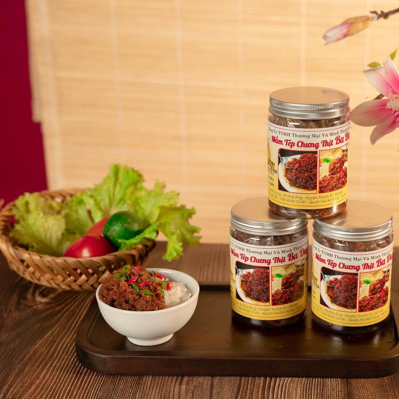 THỊT CHƯNG MẮM TÉP BA DUY LOẠI 100Gram- ĐẶC SẢN HÀNG BÈ