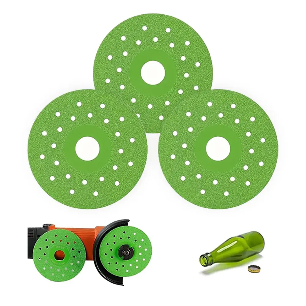 4 Inch Diamond Rock Slab Cutting Disc, Indestructible Disc for Cutting & Grinding Tile & Marble, Power Tool Accessories