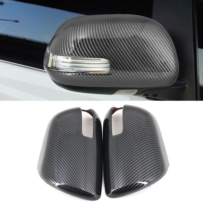 Vỏ Gương Chiếu Hậu Ô Tô, Cho Toyota Hilux Vigo 2008 2015, Họa Tiết Sợi Carbon, Vỏ Gương Chiếu Hậu, Tương Thích Với Vigo 6