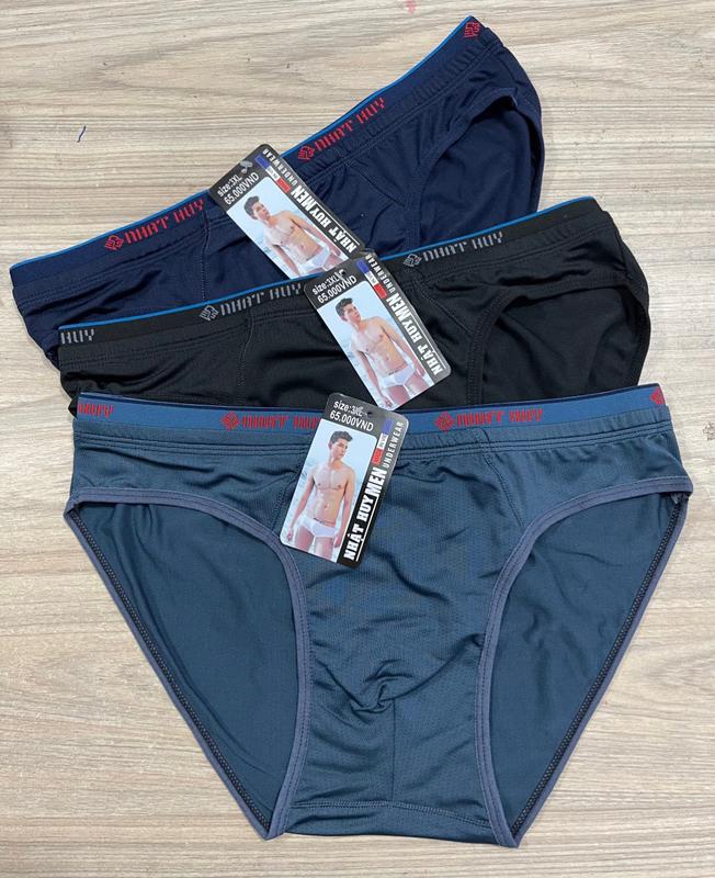 QNH01_Combo 5 Quần lót nam Nhât Huy hai lưng nhỏ thun lạnh [Siêu Sale] [Ảnh thật] [chính hãnġ] Boxer Sịp Quần Boxer Menswear Quần Lót Nam
