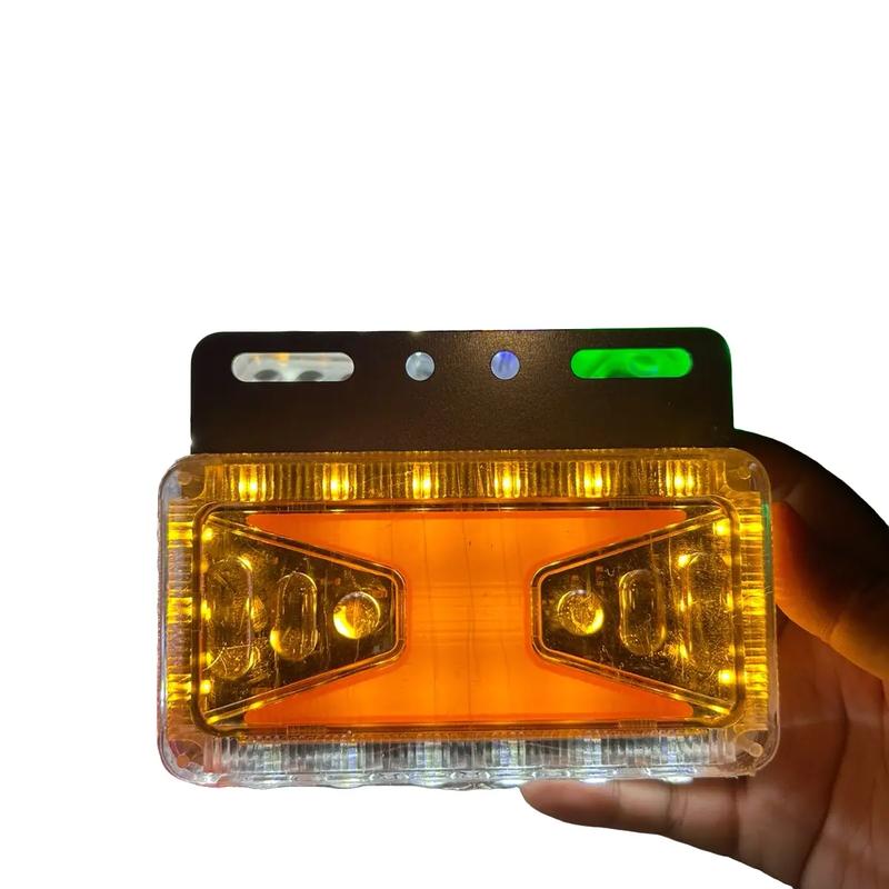 Đèn led hông sườn xe tải chữ H soi lốp sáng chất lượng tốt