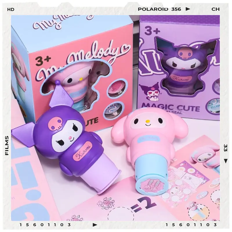 Cartoon magic stamps stickers stamps children students kuloami Melody kindergarten sharing rewards toys stickers