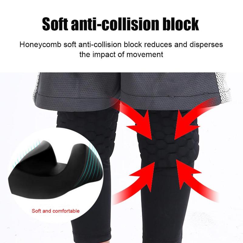Product Introduction of 1PC Sports Knee Pads Compression Brace Volleyball Basketball Knee Pad For Gym Training Knee Support Protector Soccer Shin Guards 22