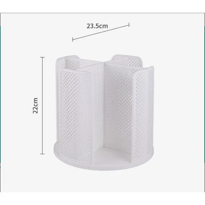 Giá đựng cốc giấy xoay 360° 4 ngăn đựng cốc cà phê dùng một lần và nắp đựng đồ lưu trữ để bàn 5