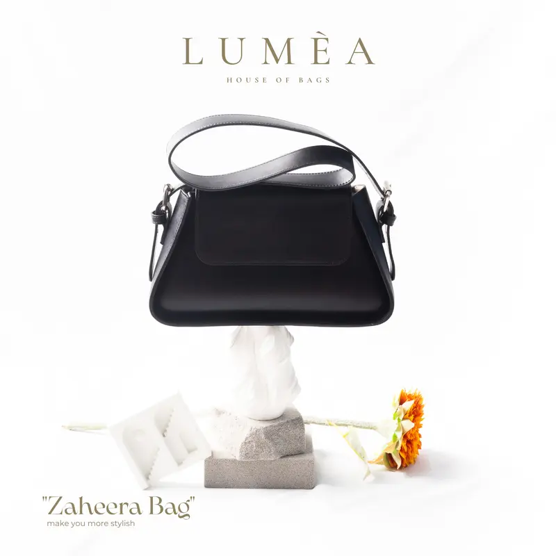 Lumea House Of Bags - Tas Wanita Zaheera Shoulder Bags Polos Metalic Selempang bahu Elegant Premnium Quality 8