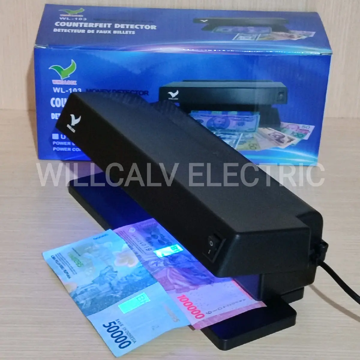 Lampu deteksi uang / Money detector 2 x 6W wing lock wl-103