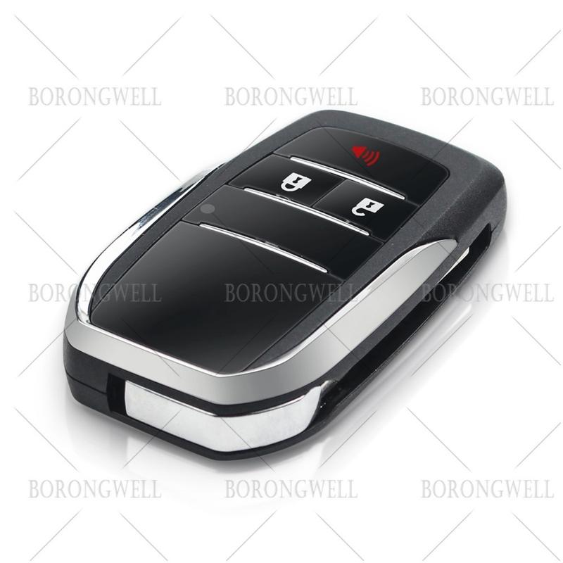 Product Introduction of Vỏ chìa khóa từ xa lật, sửa đổi, cho Toyota Rav4, Camry, Hiac, Corolla, Hilux, Fortuner, Innova, Vỏ chìa khóa, có lưỡi Toy43, nút 2/3 / 4 6