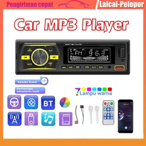 Tape Audio Mobil Mp3 Player Pemutar Mp3 D3156 Radio Multimedia FM Bluetooth USB AUX