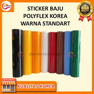 Polyflex PVC Korea | Bahan Sticker Sablon Kaos | Good Quality