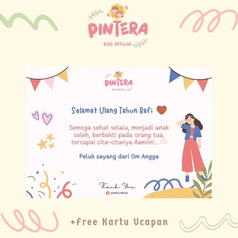 Packing Tambahan Bungkus Kertas Kado - Free Kartu Ucapan 1