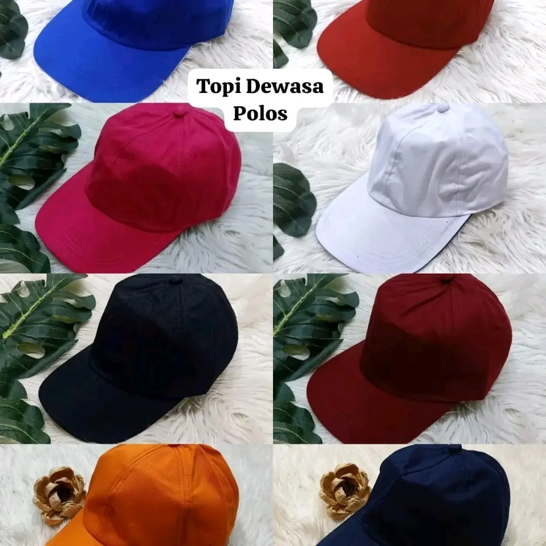 Topi Polos Topi Santai Kekinian Nyaman Hitz