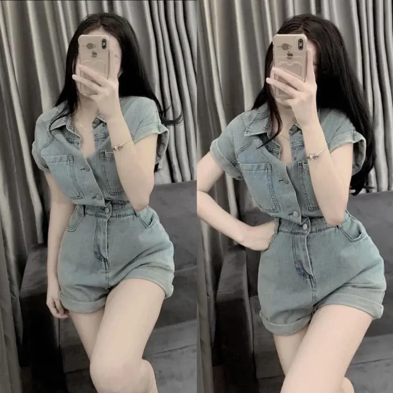 Jump jean phối tôn dáng xinh