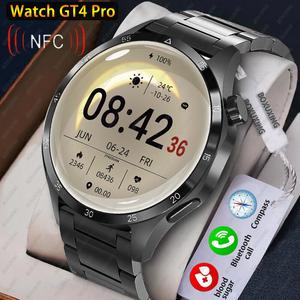 For Huawei GT4 Smart Watch Men Watch 4 Pro AMOLED HD Screen Bluetooth Call NFC Health Monitoring Smartwatch 2024 New Watch GT4