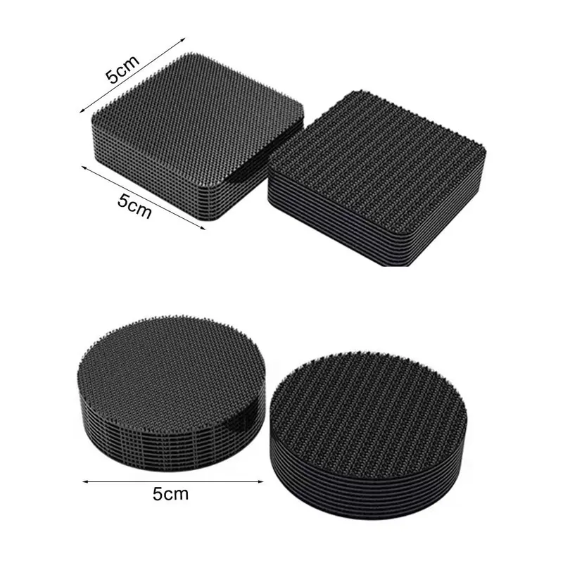 Băng Dính Keo Keo Velcro Dính Mạnh, Băng Dính Keo Không để lại dấu vết Hai Mặt Cho Xe Hơi, Tự Dính, Tấm Che Thảm Ô Tô, Y8G5, 1 Miếng 1