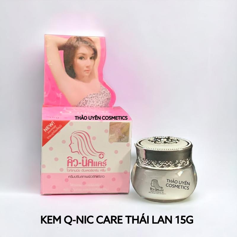 Kem Q-nic Care Thái Lan 15g Góp Phần Hỗ Trợ Giảm Thâm Và Khử Mùi Vùng Dưới Cánh Tay