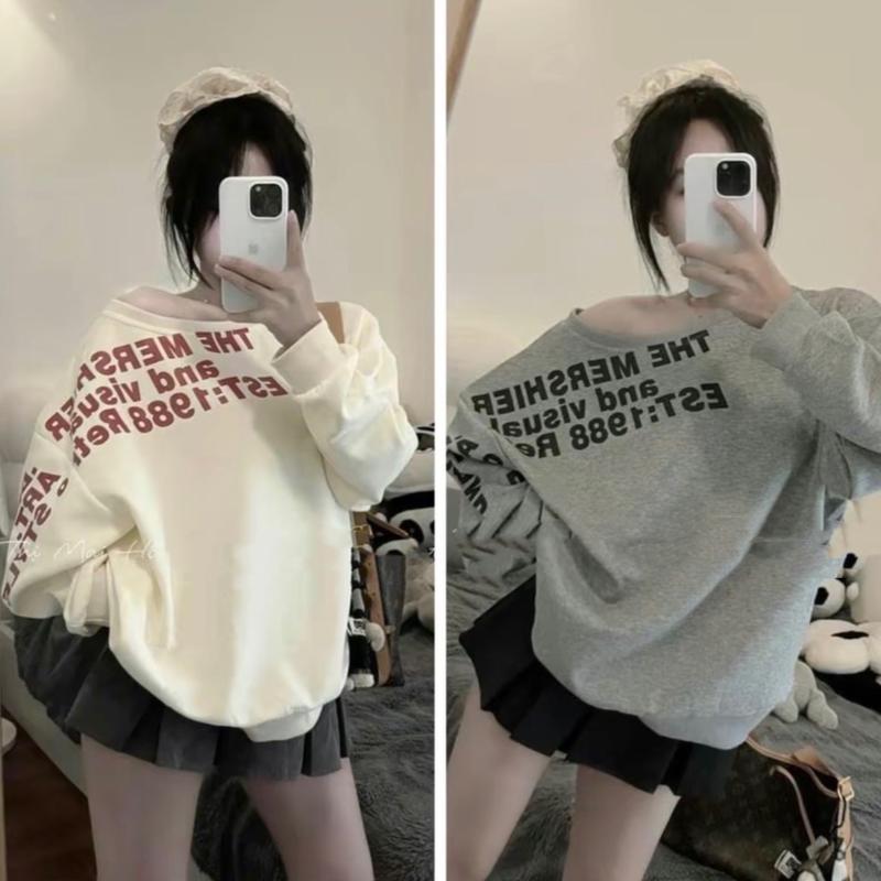 Áo Nỉ Trễ Vai Dành Cho Nữ Women