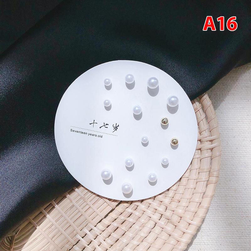Product Introduction of Bộ Bông Tai Nữ Họa Tiết Nhỏ Thời Trang Hàn Quốc, 7 Đôi, Nhiều Đôi Bông Tai Đinh tán Hình Bướm Dễ Thương Hoa Hoa Tai Women Khuyên Tai 26