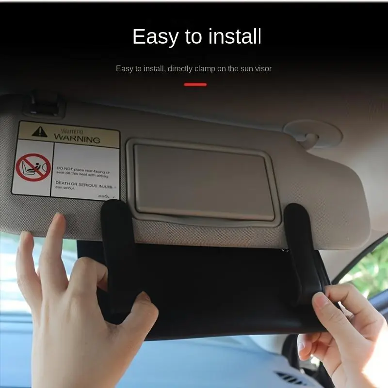 Car Sun Visor Tissue Box, PU Leather Car Tissue Holder, Car Interior Accessories for Easy and Elegant Interior 4