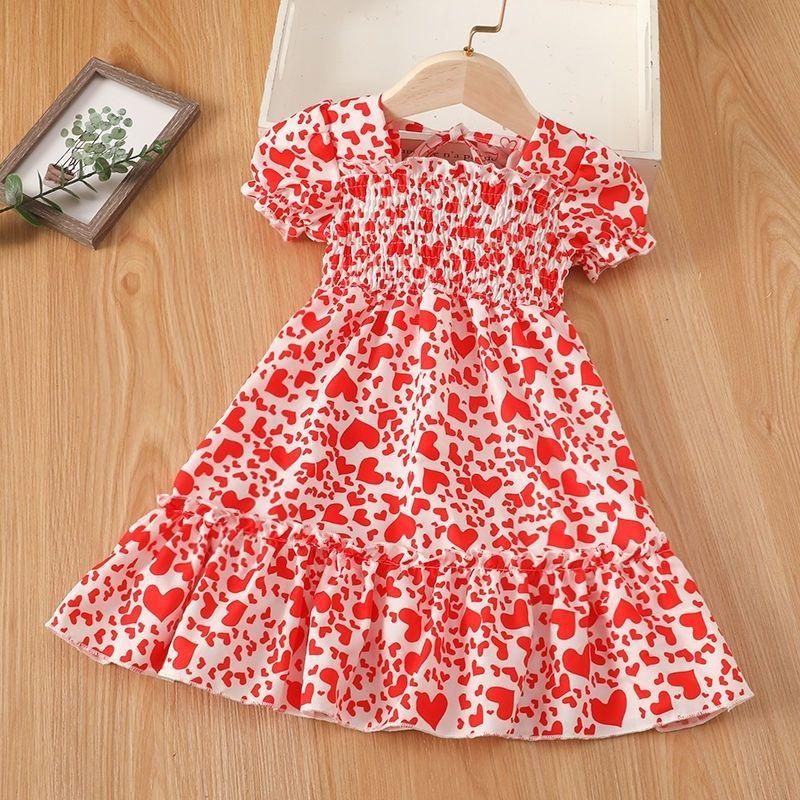 Product Introduction of Váy Trẻ Em, Hàng Mới Về Mùa Hè, Mỏng, Phong Cách Phương Tây Ngọt Ngào Váy Hoa Công Chúa, Dành Cho Bé Gái, Làm Bằng Voan 2
