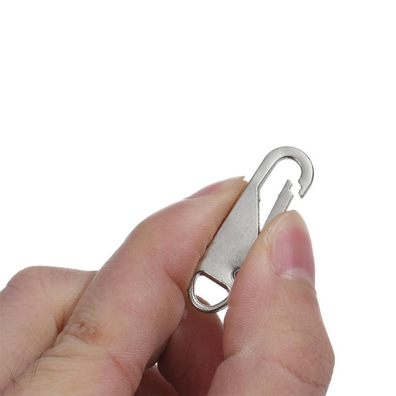 Peluncur Zip Gantian Sejagat, Aloi Logam, Penyingkiran Zip, untuk Beg, Pakaian, Kepala Zip, Aksesori Pakaian, Tersedia dalam 1 / 5pcs 2