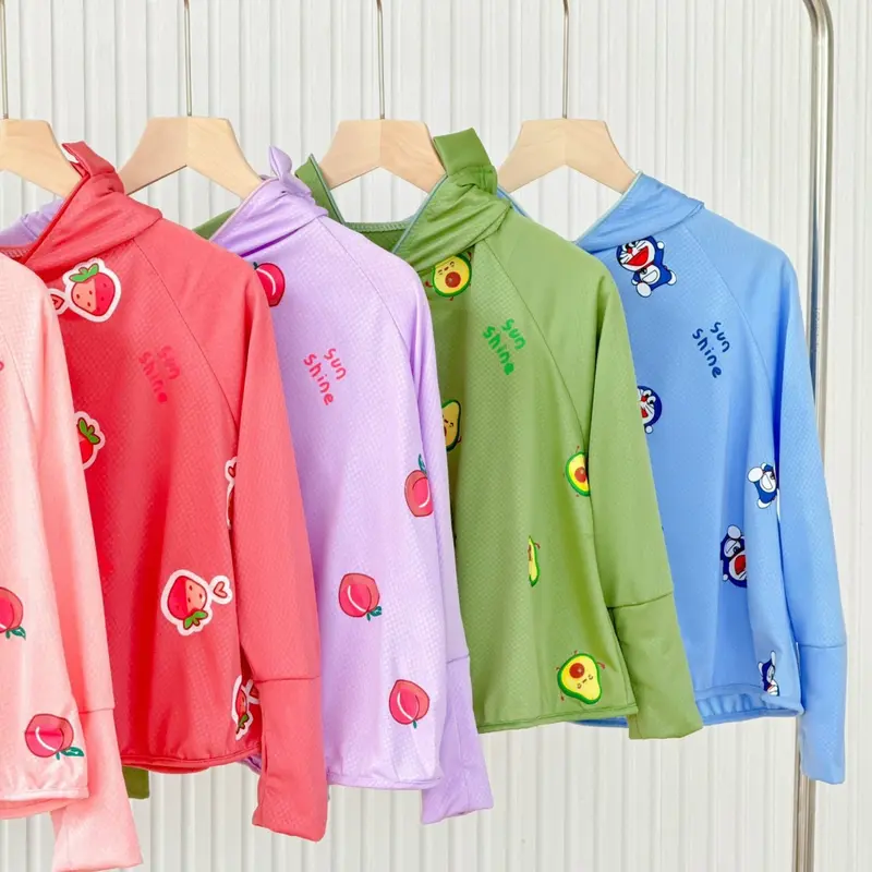 Áo khoác Mùa hè chống nắng họa tiết  bé trai và gái 10-25kg 1