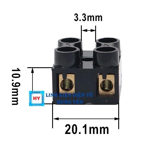 [FREE SHIP] Terminal Khối Gắn Ray 2 Cực 10A 500V JX5-1002 4