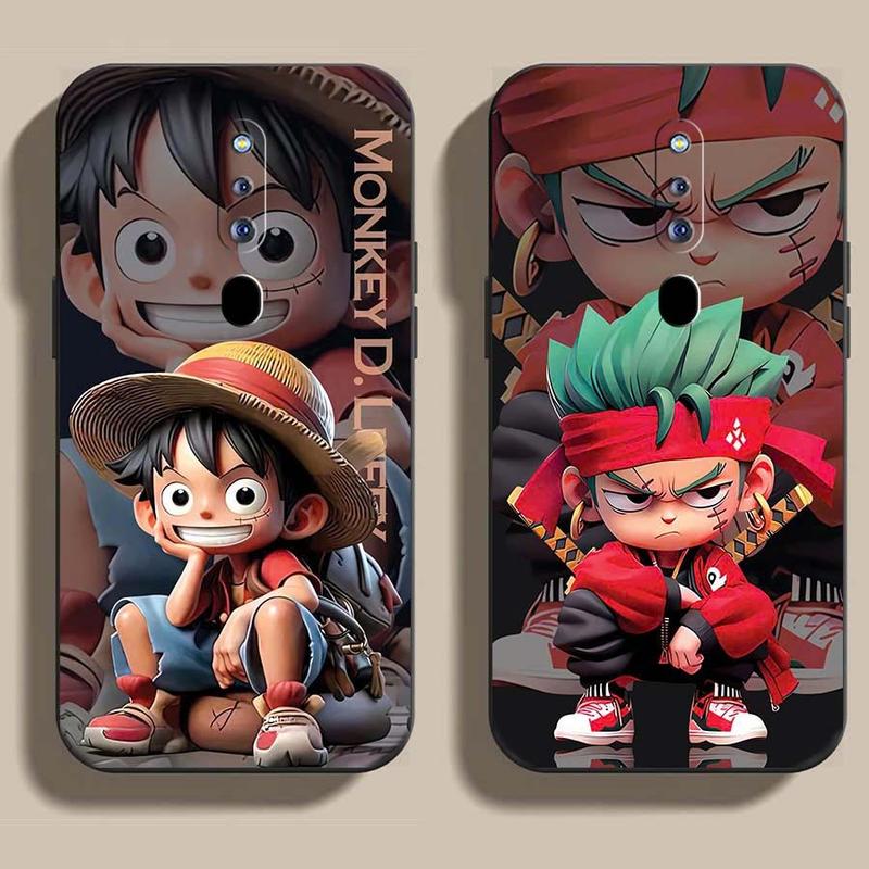 Ốp Lưng Dành Cho Oppo F11 , F11 Pro cạnh viền vuông, có bảo vệ camera in hình ONE PIECE, GOKU