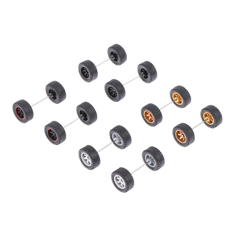 Product Introduction of Mainan Kenderaan Lumba DIY, Reka Bentuk Inovatif dan Praktikal, Roda Kereta 1: 64, Untuk Tayar Getah, dengan Model Gandar Roda, Bahagian Diubah Suai, 1 Set 15