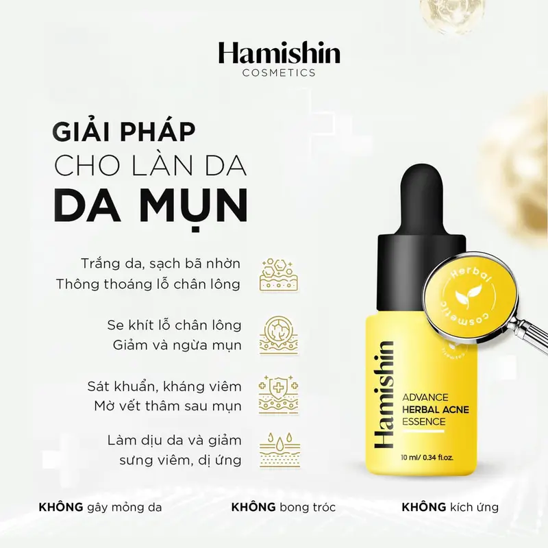 [Mẫu mới] Serum ngừa mụn ẩn li ti, mụn đầu đen HASMI Cosmetics 1