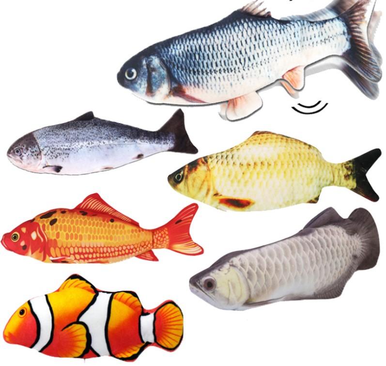  Đồ chơi cá nhảy sạc điện biết vẫy đuôi 