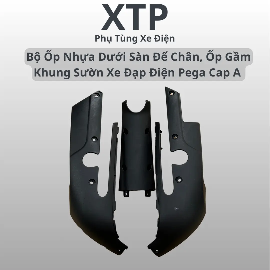 Bộ Ốp Nhựa Dưới Sàn Để Chân, Ốp Gầm Khung Sườn Xe Đạp Điện Pega Cap A