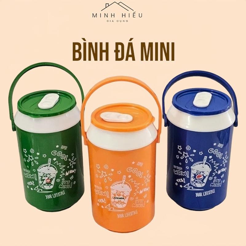 Bình Đá Giữ Nhiệt Mini Tý Liên - Đựng Đá Nước Ngọt Canh Cơm...