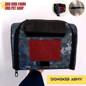 PREMIUM Tas Untulan Burung lovebird musang sugar glider landak mini reptil iguana hamter tas travel hewan