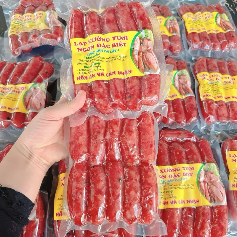 1KG LẠP XƯỞNG TƯƠI ( KHÔNG QUÀ )TRUYỀN THỐNG 80% NẠC