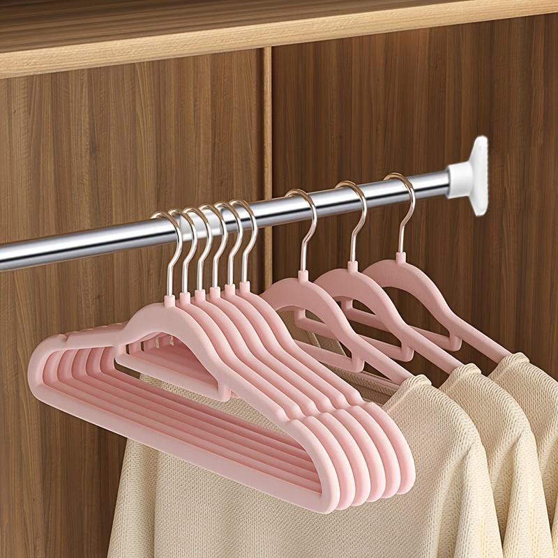 Telescopic Metal Closet Rod, 1 Count Durable Punch-free Curtains Rack, Multi-purpose Hanging Rack for Living Room, Laundry, Balcony, Bathroom Storage Organizer, Hangable 7