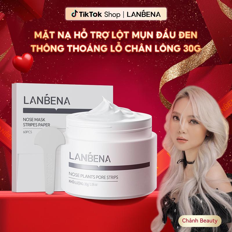 【Lanbena x Chảnh】Mặt Nạ Loại Bỏ Mụn Đầu Đen LANBENA, Phiên Bản Nâng Cấp 2.0, 60 CÁI Dải Mũi, Mặt Nạ Lột, Sữa Rửa Mặt Làm Sạch Mụn Đầu Trắng Lỗ Chân Lông, Làm Sạch Sâu, Thích Hợp Cho Mọi Loại Da, 30g, Hàng Mới Về, Skincare
