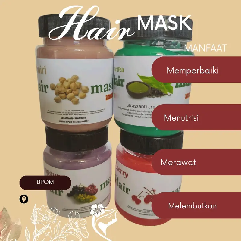 HAIR MASK KEMASAN HEMAT 200gr BPOM 5