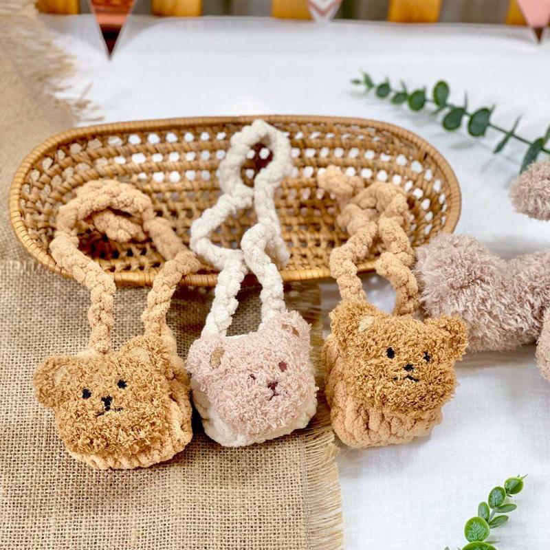 Túi đựng tỏi hình gấu hàn quốc cho bé Balo